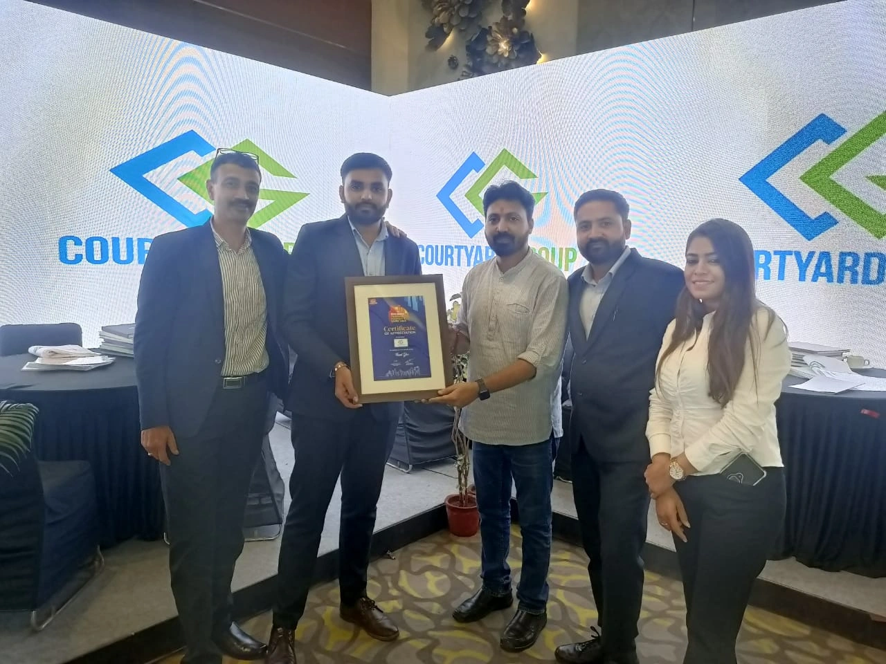 Courtyard Group awarded for Innovative Residential Project in Gujarat
